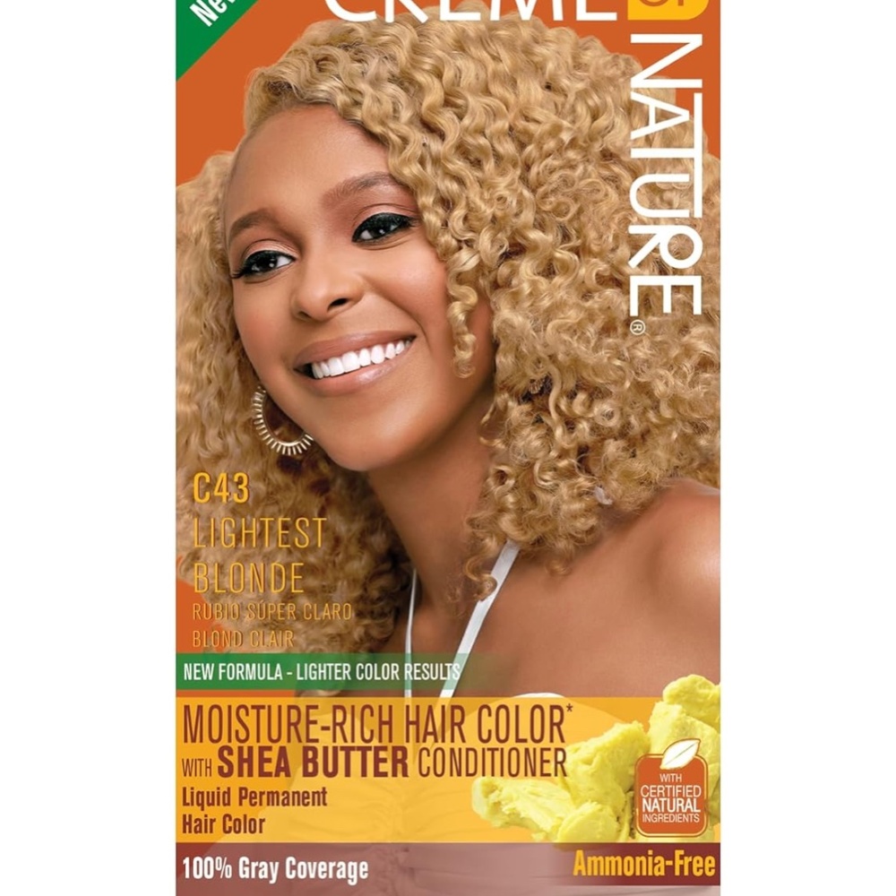 Cream of nature blonde hair dye